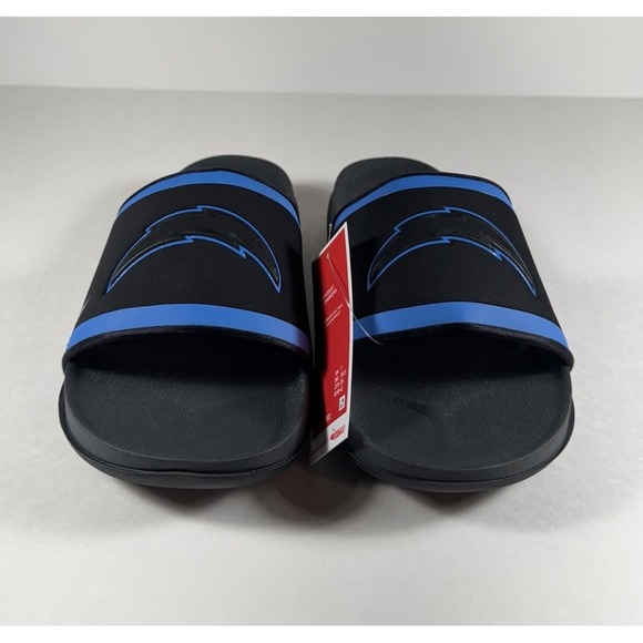 NIKE Offcourt LA Chargers NFL Slides Sandals Blue Black Men's 8 *NEW* DD0516-001 - Picture 2 of 7